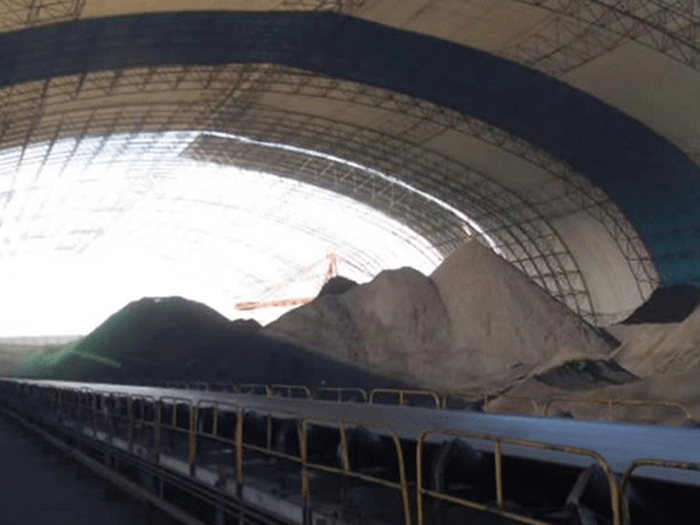 安达煤棚料仓网架